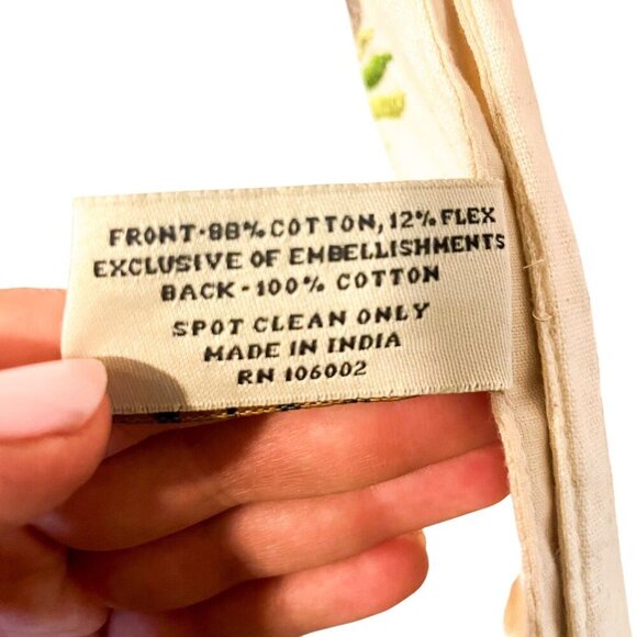 Domain Christmas Holiday Owl Embroidered Aplique 16 x 72 Cotton Fringe Table Run - Picture 5 of 5